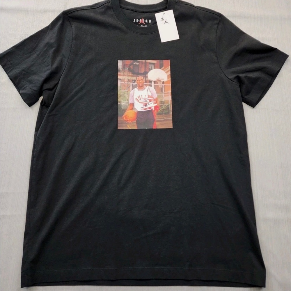 Nike Air Jordan Brand T-Shirt Photo Tee Retro 1 OG Bulls 23 Playground Size XL